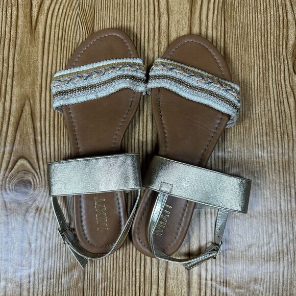 Mixit Friendship Dual Band Wedge Sandals Women’s Size 7 - Picture 6 of 11